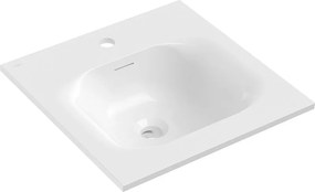 Mexen Vela мивка за вграждане в плот 46 x 46,5 см, бял гланц - 25234500