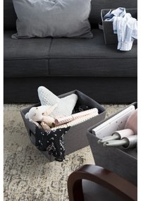 Сива кошница за съхранение Докосване, 26 x 19 cm - Bigso Box of Sweden