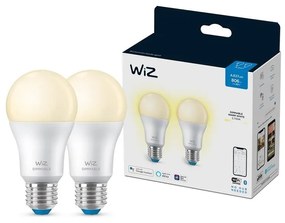 К-кт 2x LED Димируема крушка A60 E27/8W/230V 2700K CRI 90 Wi-Fi - WiZ