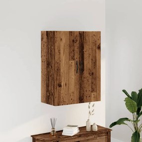 857462 vidaXL Стенен шкаф, старо дърво, 69,5x34x90 см, инженерно дърво