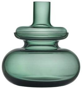Зелена стъклена ваза Inu - Zone