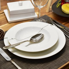 Прибори за хранене от неръждаема стомана в сребрист цвят 24 бр. Mirror – Orion