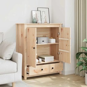 823514 vidaXL Висок шкаф, 83x41,5x100 см, бор масив