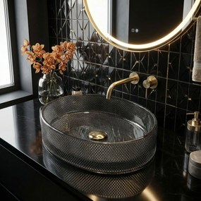 Умивалник за плот REA Mirella Black