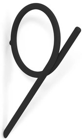 Черна стенна метална кука Tuba L – Spinder Design