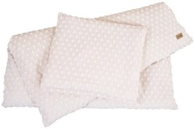 Бежово детско спално бельо за детско креватче със смес от памук 80x80 cm Frosty Almond – Roba