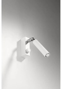 Бял прожектор 10x3 cm Tiden – Sollux