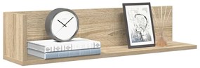 860033 vidaXL Стенни рафтове 2 бр сонома дъб 75x16,5x16,5 см инженерно дърво