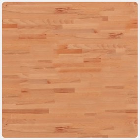355976 vidaXL Плот за маса 80x80x2,5 см квадратен масивен бук