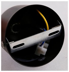 Черна висяща лампа със стъклен абажур ø 10 cm Felis - Candellux Lighting