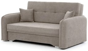 Бежов шенилов разтегателен диван с място за съхранение 155 cm Laine – ELTAP