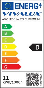 LED крушка VIVALUX, 11W, 1521LM, E27, 4000К