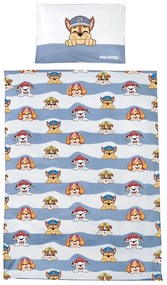 Памучно спално бельо за детско креватче 100x135 cm Paw Patrol – Roba