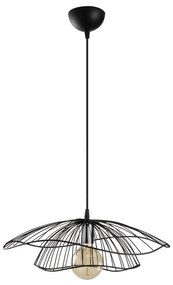 Черна висяща лампа Tel, ø 50 cm - Opviq lights