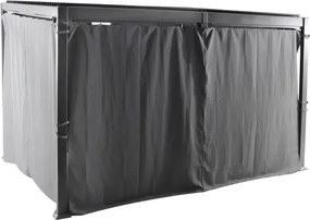 Пергола Hesperide Avila, Алуминий, Графит, 4x3 m