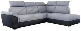 Ъглов разтегателен диван LOLA, 260x102x210, sawana 21/soft 11, десен ъгъл