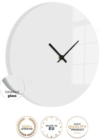 Стъклен стенен часовник ø 30 cm Feminine line - Styler