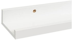 Бял рафт за картини 60 см - Casa Selección