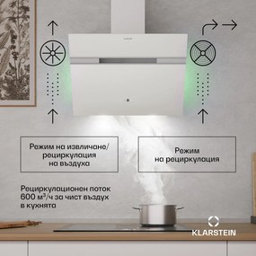 Klarstein Alina аспиратор | 60 см | Smart | 600 м³/ч | Тих | ЕЕК A