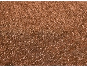 Теракотен шенилов сгъваем/с място за съхранение ъглов диван (десен ъгъл) Everest – Bobochic Paris