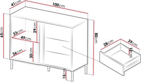 Бюфет Mia V-Leuko