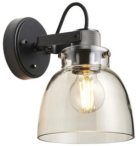 Endon 107011 - Стенно насочваемо спот осветително тяло URBAN 1xE27/10W/230V черно/опушено черно