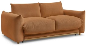 Оранжев сгъваем диван 214 cm Ernest – Bobochic Paris