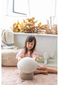 Бежова текстилна детска кошница за играчки ø 23x27 cm Mushroom – Lorena Canals