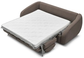 Кафяв разтегателен диван 235 cm Cezanne – Bobochic Paris