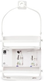 Бял висящ пластмасов рафт за баня Flex - Umbra