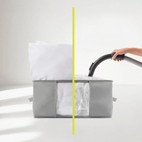 Вакуумна пластмасова кутия за съхранение на дрехи 40x40x25 cm – Homéa