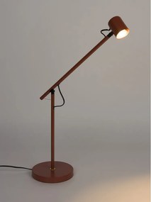 Червена метална настолна лампа (височина 45,5 cm) Aero – White Label