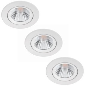 Philips - К-кт 3бр. LED димируеми лунички за вграждане DIVE LED/5W/230V 2700K