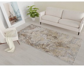 Светлосин/светлокафяв килим подходящ за пране 80x150 cm Sandstorm – Vitaus