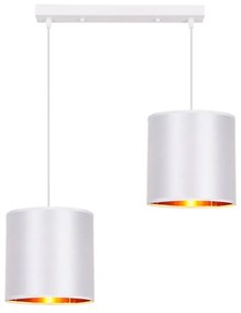 Бяла висяща лампа 20x54 cm Atlanta - Candellux Lighting