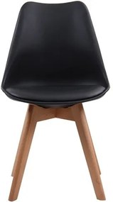 Кухненски стол Fiona-черен