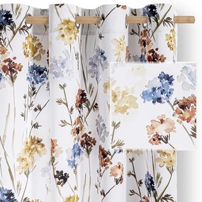 Бяло dimout перде 135x250 cm Solkone – Restilo