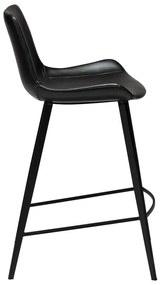 Черен бар стол от изкуствена кожа DAN-FORM Дания , височина 91 cm Hype - DAN-FORM Denmark
