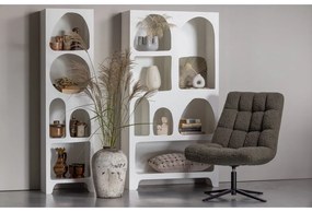 Бял шкаф за книги 48x180 cm Caz - WOOOD