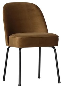 Кадифени трапезни столове в комплект 2 бр. в цвят горчица Vogue – WOOOD