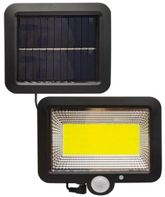 LED Соларен прожектор със сензор DUO LED/1W/3,7V IP44
