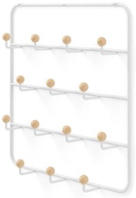 Бяла метална закачалка за врата 36 cm Estique - Umbra