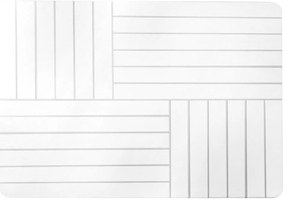 Бял килим за баня 50x70 cm Malta – douceur d'intérieur