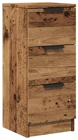 856955 vidaXL Сайдборд, старо дърво, 30x30x70 см, инженерно дърво
