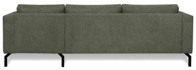 Тъмнозелен ъглов диван (десен ъгъл) Gomero – Scandic