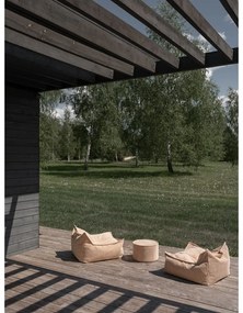 Светлокафяв детски пуф от рипсено кадифе Chair – Wigiwama