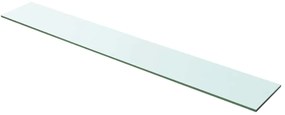 3051583 vidaXL Рафтове, 2 бр, панели прозрачно стъкло, 100x15 см