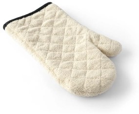 Комплект от 2 бежови памучни кухненски ръкавици - Hendi