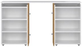 Бяла табла за легло 145x80 cm Naia – Tvilum