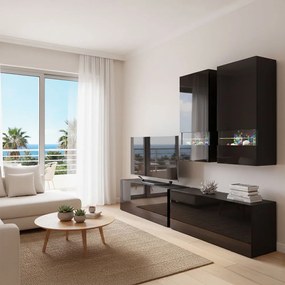 Състав за хол Dijon - черен